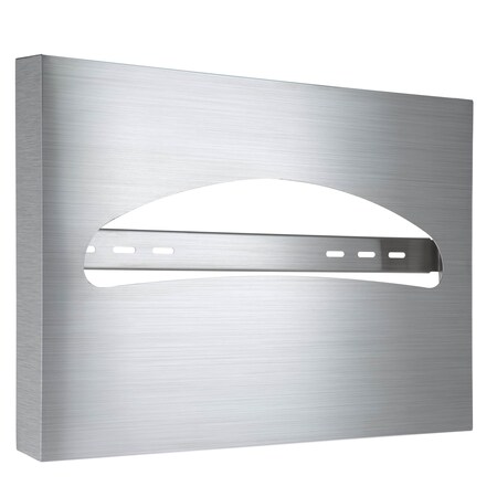 Alpine Industries Stainless Steel Brushed Half-Fold Toilet Seat Cover Dispenser ALP483-MK
